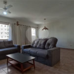 APARTAMENTO 2 QUARTOS (+1 REV.) MOBILIADO P/ALUGAR NO GUARUJÁ/PITANGUEIRAS 96m2 VISTA MAR