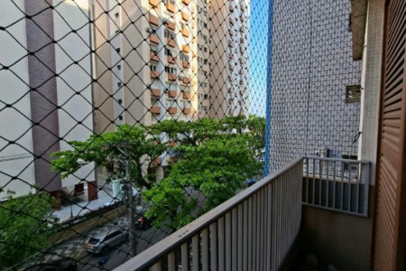 Apartamento com 2 dormitórios para alugar, 113 m² por R$ 8.000,00/mês - Gonzaga - Santos/SP