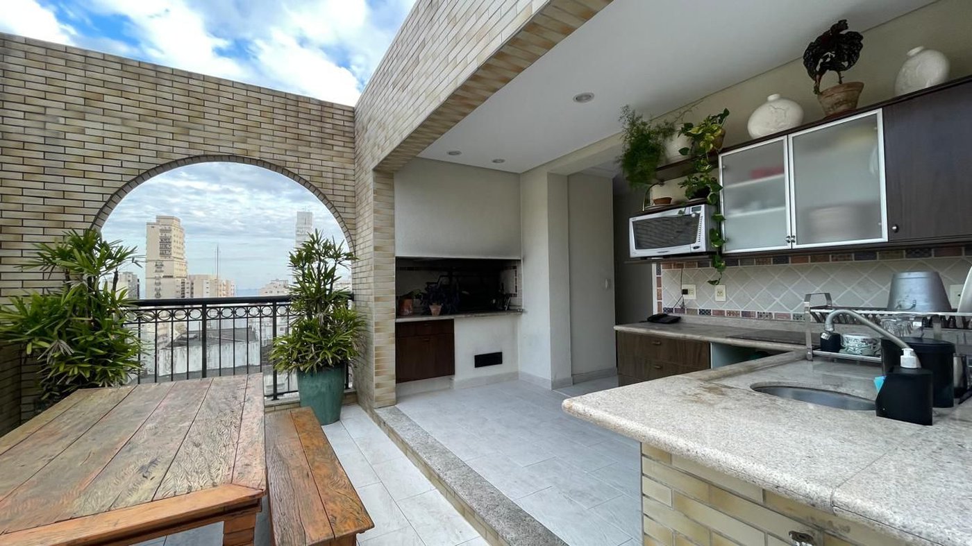 Cobertura com 3 dormitórios à venda, 437 m² por R$ 4.799.999,99 - Gonzaga - Santos/SP