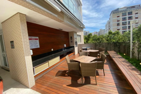 Apartamento Alto Padrão, 103 m² e 3 dormitórios à venda no José Menino - Santos/SP