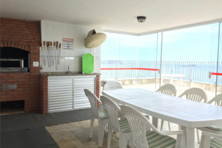Apartamento à venda com 3 quartos em Pitangueiras, Guarujá, SP