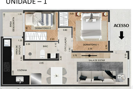 Apartamento à venda com 2 quartos em Santana, São Paulo, SP
