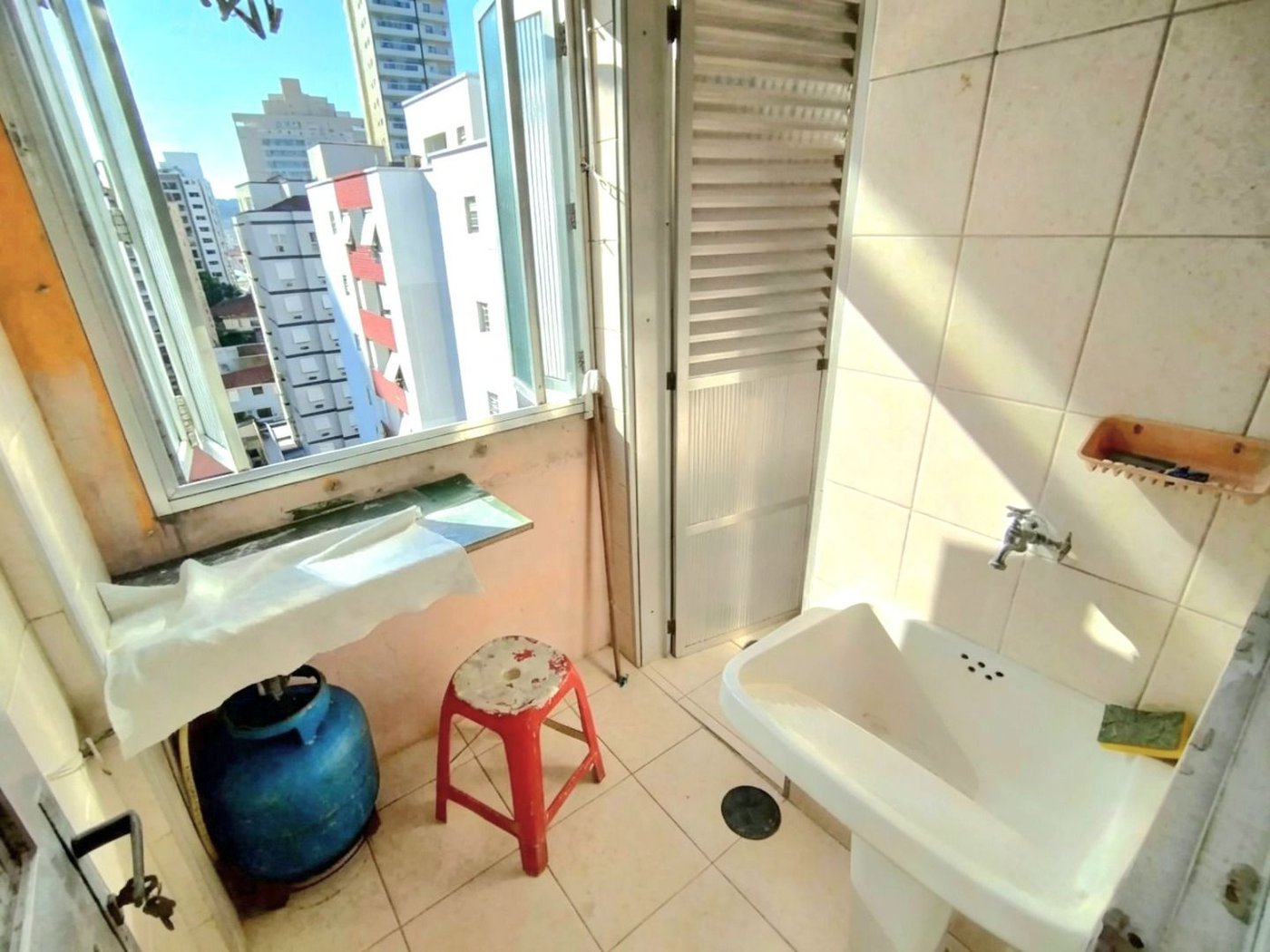 Apartamento com 1 dormitório à venda, 55 m² por R$ 420.000,00 - Pompéia - Santos/SP