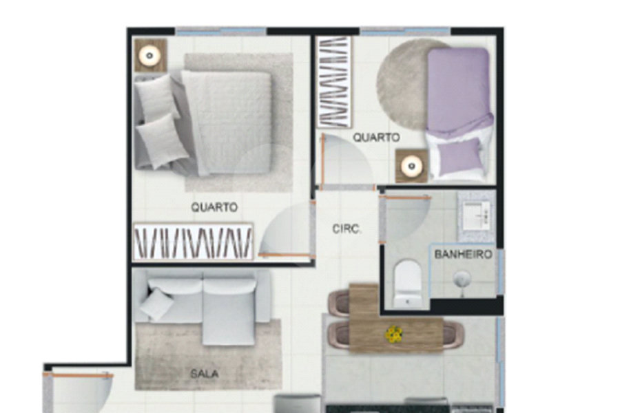 Apartamento à venda com 2 quartos em Santana, São Paulo, SP
