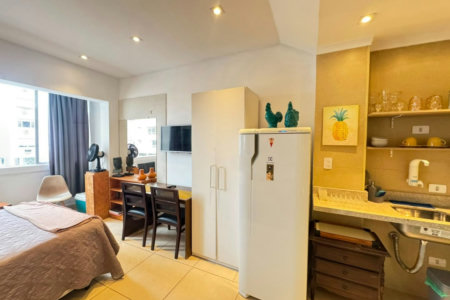 Apartamento com 1 dormitório à venda, 30 m² por R$ 330.000,00 - Boqueirão - Santos/SP