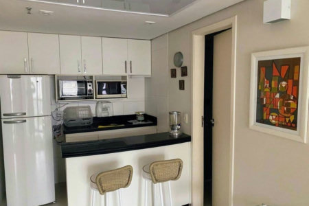Flat com 1 dormitório à venda, 50 m² por R$ 645.000,00 - Boqueirão - Santos/SP