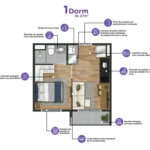 Studio à venda com 1 quarto em Pinheiros, São Paulo, SP