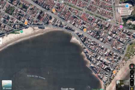 Terreno para alugar, 860 m² - Itararé - São Vicente/SP