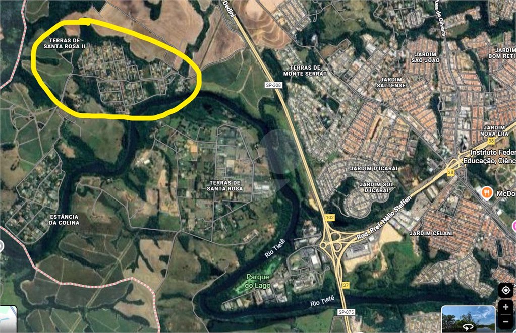 Terreno à venda no condomínio Terras de Santa Rosa II, Salto - SP