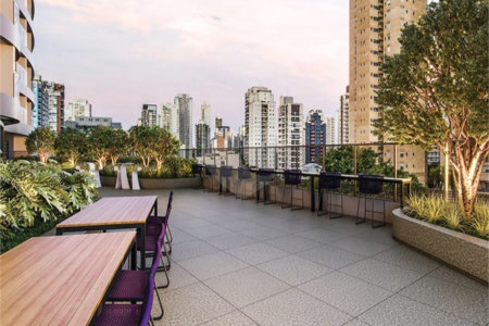 Apartamento à venda com 1 suíte em Santo Amaro, São Paulo, SP