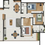 Apartamento à venda com 3 quartos, sendo 1 suíte, em Pinheirinho, Vinhedo, SP