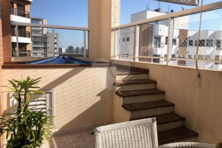 Cobertura à venda com 3 quartos, sendo 1 suíte, em Chácara Santo Antônio (zona Sul), São Paulo, SP