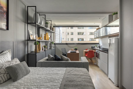 Studio à venda com 1 quarto em Vila Olímpia, São Paulo, SP