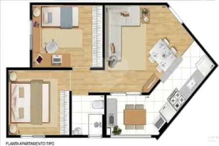 Apartamento à venda com 2 quartos em Vila Bela Vista (zona Norte), São Paulo, SP