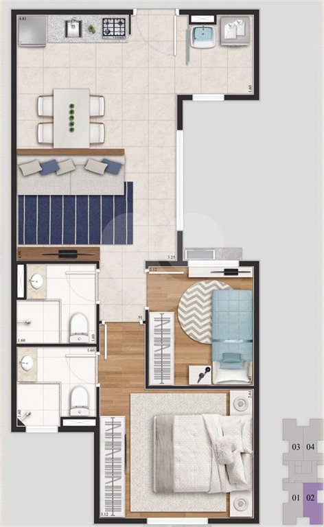 Apartamento à venda com 2 quartos, sendo 1 suíte, em Santana, São Paulo, SP