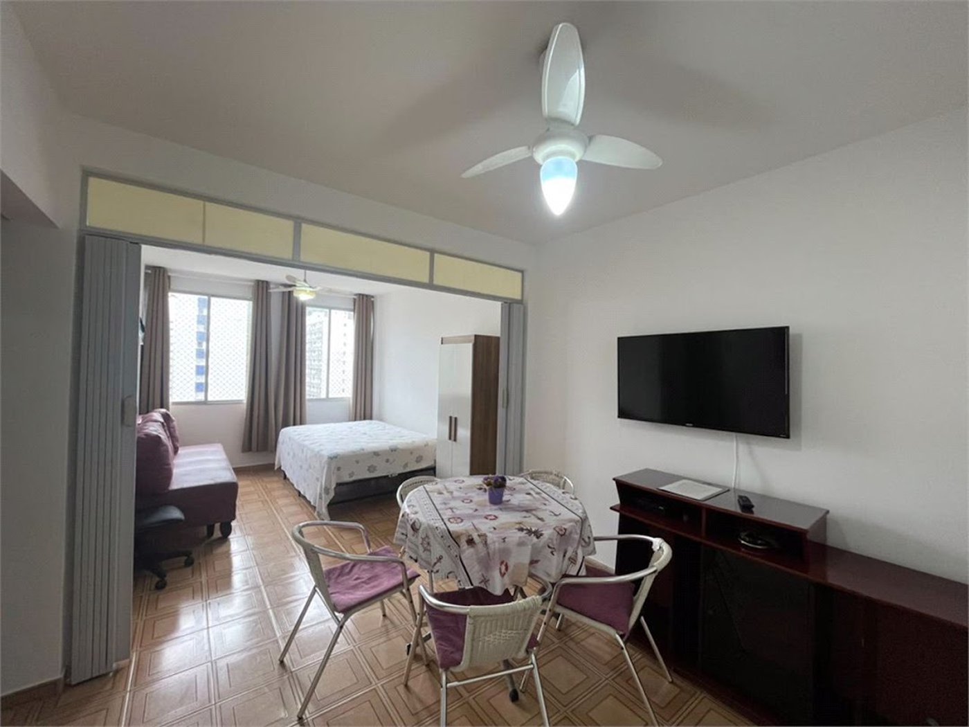 Apartamento com 1 dormitório à venda, 58 m² por R$ 400.000,00 - Barra Funda - Guarujá/SP