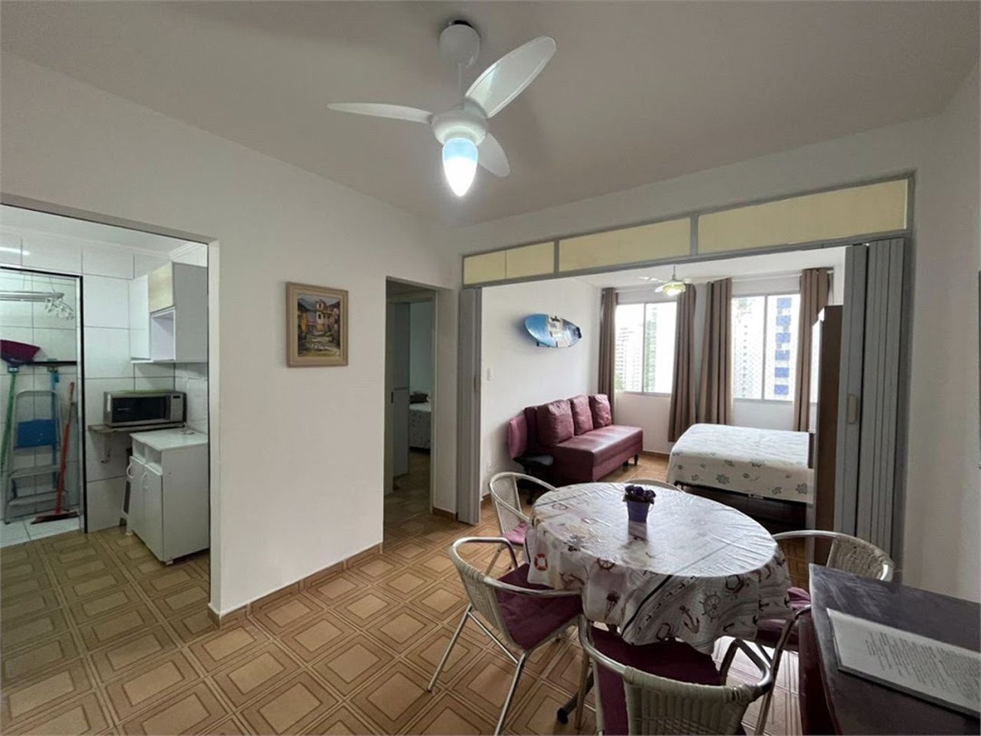 Apartamento com 1 dormitório à venda, 58 m² por R$ 400.000,00 - Barra Funda - Guarujá/SP