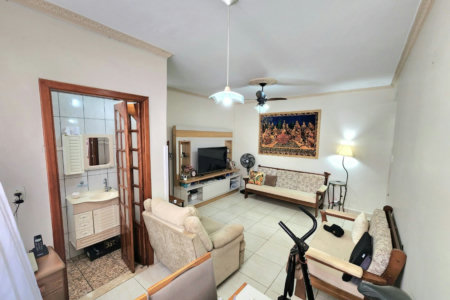 Apartamento próximo da praia com 2 dormitórios à venda, 85 m² por R$ 449.000 - Gonzaga - Santos/SP