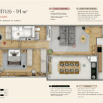 94m² - 2 suítes / 2 vagas