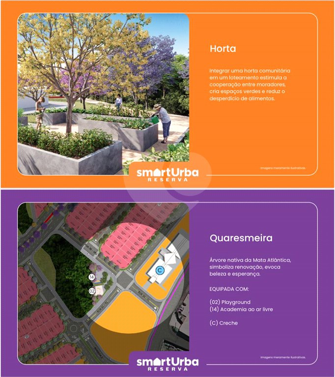 Terreno à venda no condomínio Smart Urba Reserva, Votorantim - SP