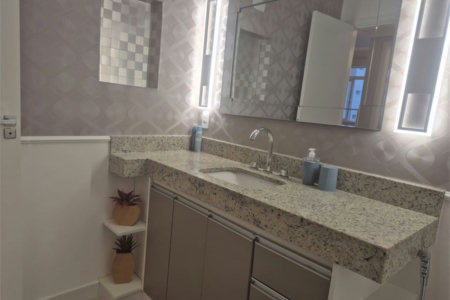 Apartamento com 1 dormitório à venda, 56 m² por R$ 610.000,00 - Aparecida - Santos/SP