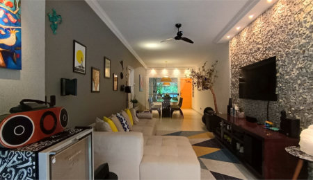Apartamento à venda com 2 quartos, sendo 1 suíte,  em Pitangueiras, Guarujá, SP