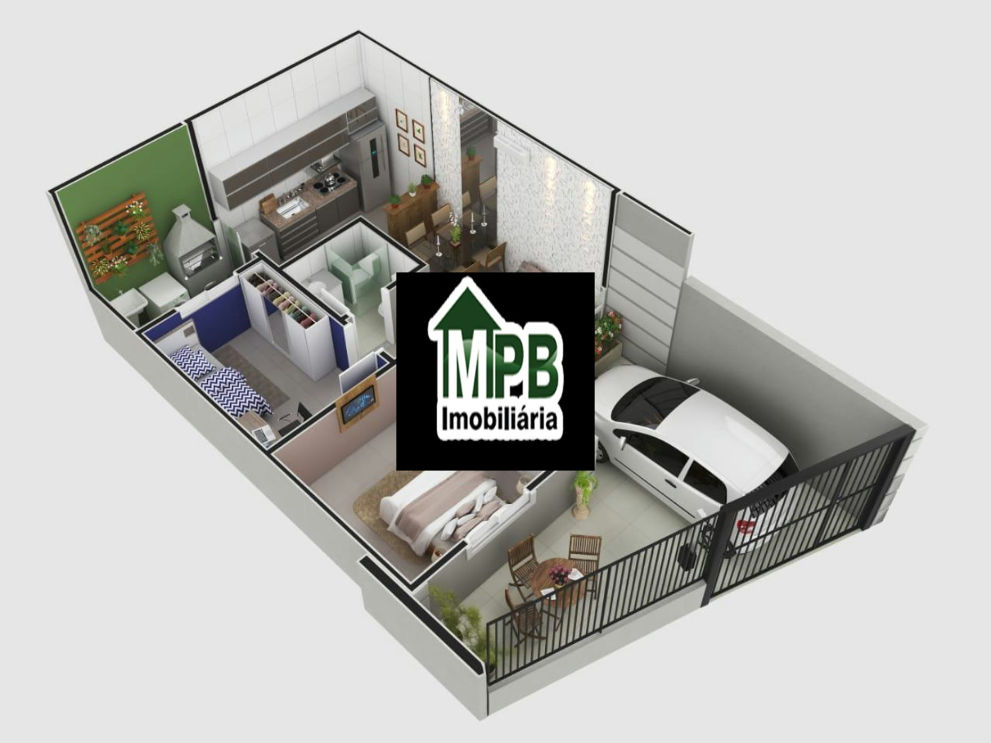 Casa à venda com 2 quartos em Jardim Santa Marta, Sorocaba, SP