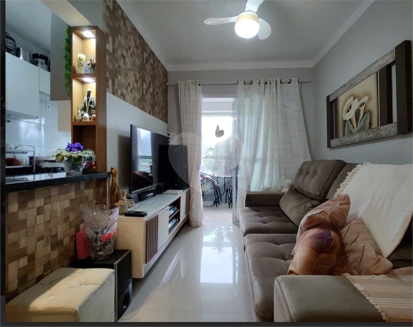 Apartamento à venda com 1 quarto em Flórida, Praia Grande, SP