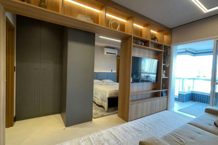 Apartamento com 1 dormitório à venda, 60 m² por R$ 990.000,00 - Boqueirão - Santos/SP