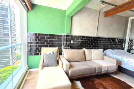 Apartamento à venda com 1 quarto em Cidade Monções, São Paulo, SP