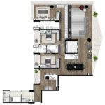 Apartamento à venda com 3 suítes em Vila Olímpia, São Paulo, SP