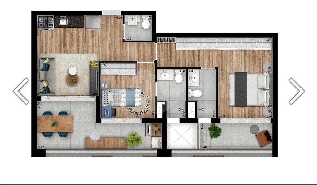 Apartamento à venda com 1 quarto em Perdizes, São Paulo, SP