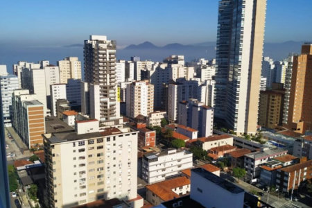 Apartamento com 3 dormitórios à venda, 155 m², vista para o mar - Embaré - Santos/SP