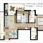 Apartamento à venda com 2 quartos, sendo 1 suíte,  em Campo Grande, São Paulo, SP