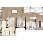 Apartamento à venda com 2 quartos, sendo 1 suíte,  em Jaguaré, São Paulo, SP