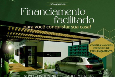 Casa à venda com 3 quartos, sendo 1 suíte, no condomínio Monte Carlo, Balsas - MA