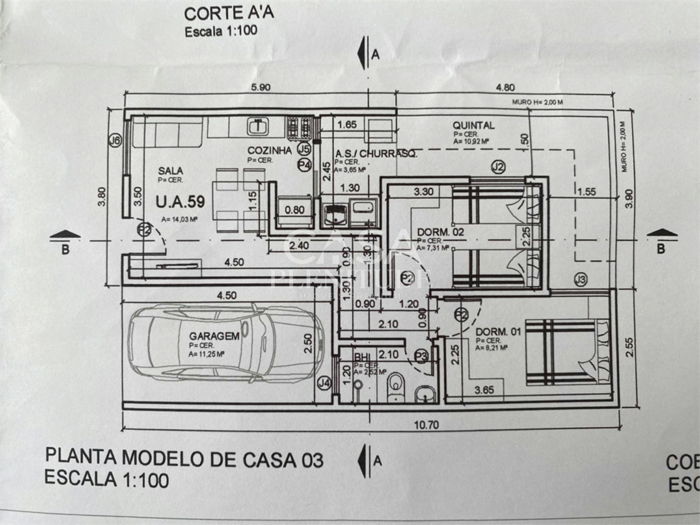Casa em condomínio à venda com 2 quartos em Caguassu, Sorocaba, SP