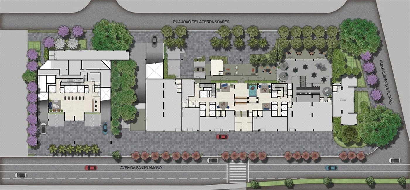 Apartamento à venda com 2 suítes em Santo Amaro, São Paulo, SP