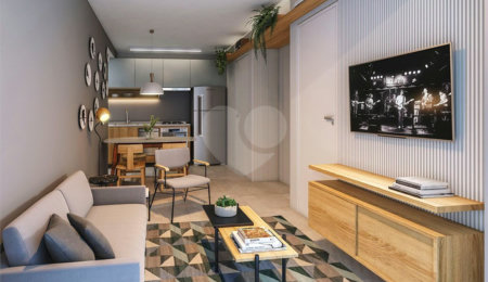 Studio à venda com 1 quarto em Vila Cordeiro, São Paulo, SP