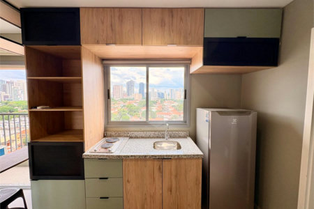 Apartamento para alugar com 1 quarto em Vila Cordeiro, São Paulo, SP
