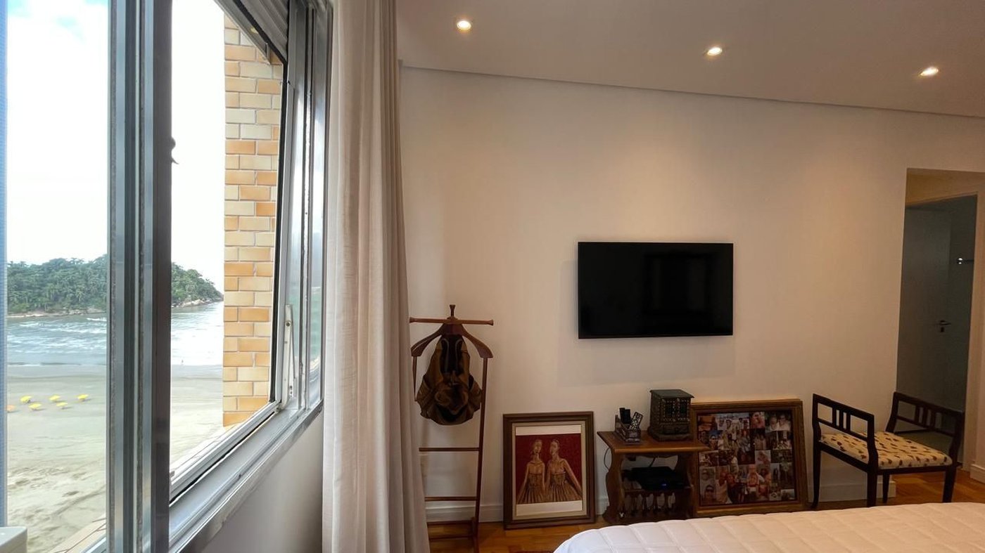 Apartamento com 3 dormitórios à venda, 180 m² por R$ 3.000.000,00 - José Menino - Santos/SP