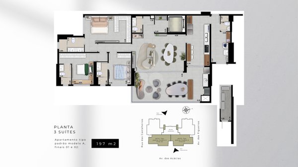 Apartamento 197m² 2