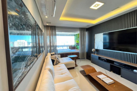 Apartamento com 1 quarto com hidromassagem e vista para o mar à venda em Aparecida - SP