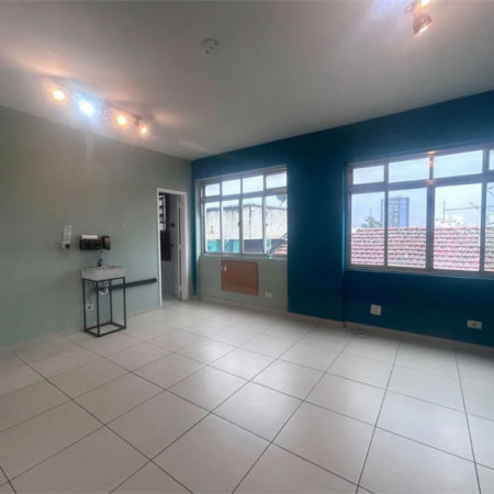 Sala Comercial para locação, Boqueirão, Santos - SA0084.