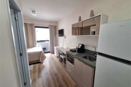 Apartamento à venda com 1 quarto em Vila Cordeiro, São Paulo, SP