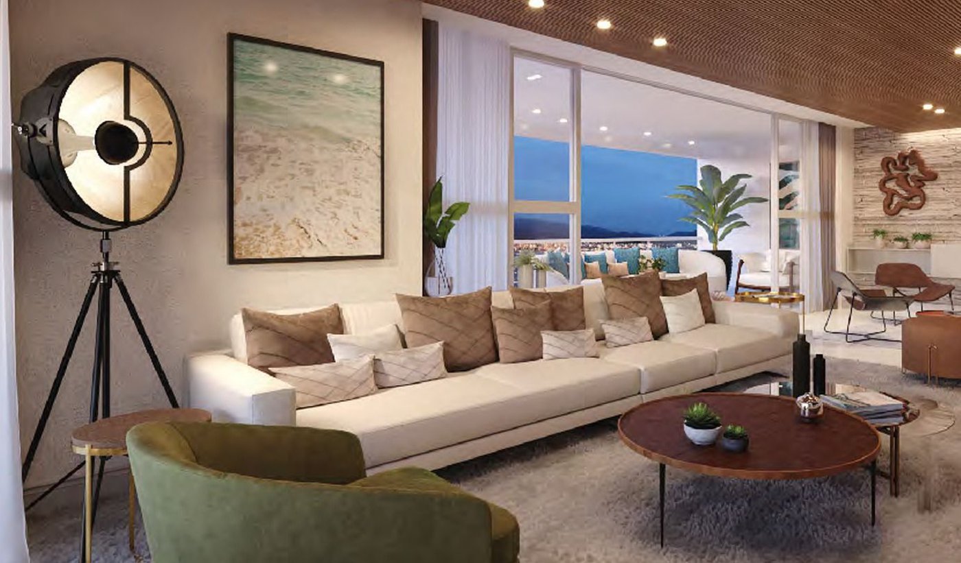 Vende-se lançamento alto padrão/Ponta da Praia com 4 dorm /suíte/wc social e de serviço/4 vagas