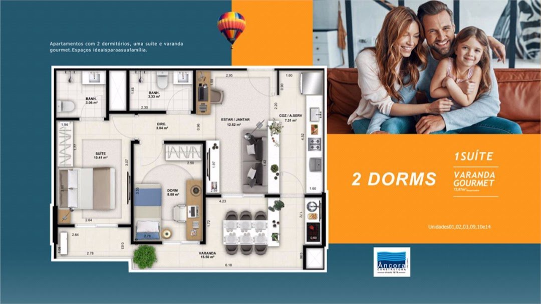 Apartamento Residencial à venda, Encruzilhada, Santos - AP1060.