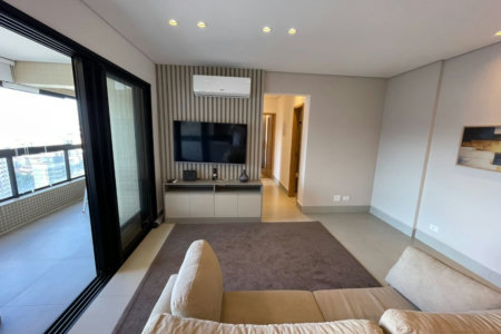 Apartamento 2 dormitórios (1 suíte), porteira fechada, 1 vaga demarcada, no José Menino, Santos