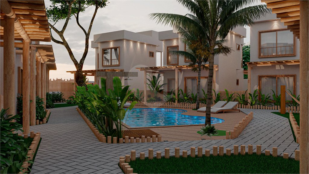 Casa à venda com 1 quarto, sendo 2 suítes, no condomínio Residencial Portal Canoê, Porto Seguro - BA