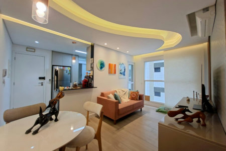 Apartamento com 2 dormitórios à venda, 82 m² por R$ 1.100.000,00 - Aparecida - Santos/SP